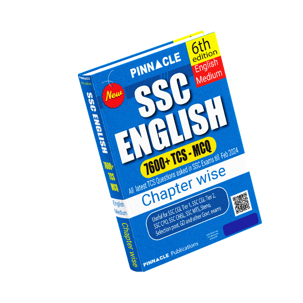 SSC English 7600 TCS MCQ Chapter wise 6th edition English medium 