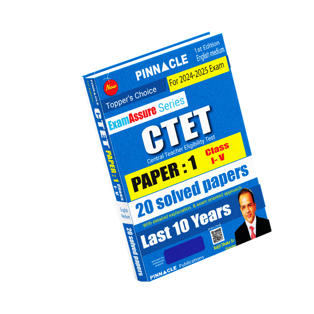 CTET Paper 1 Class I-V 20 Solved papers last 10 years english medium