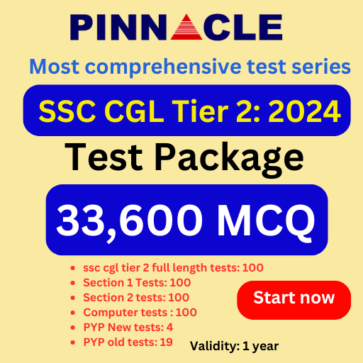 SSC CGL Tier 2 Test Package - 33600 MCQ