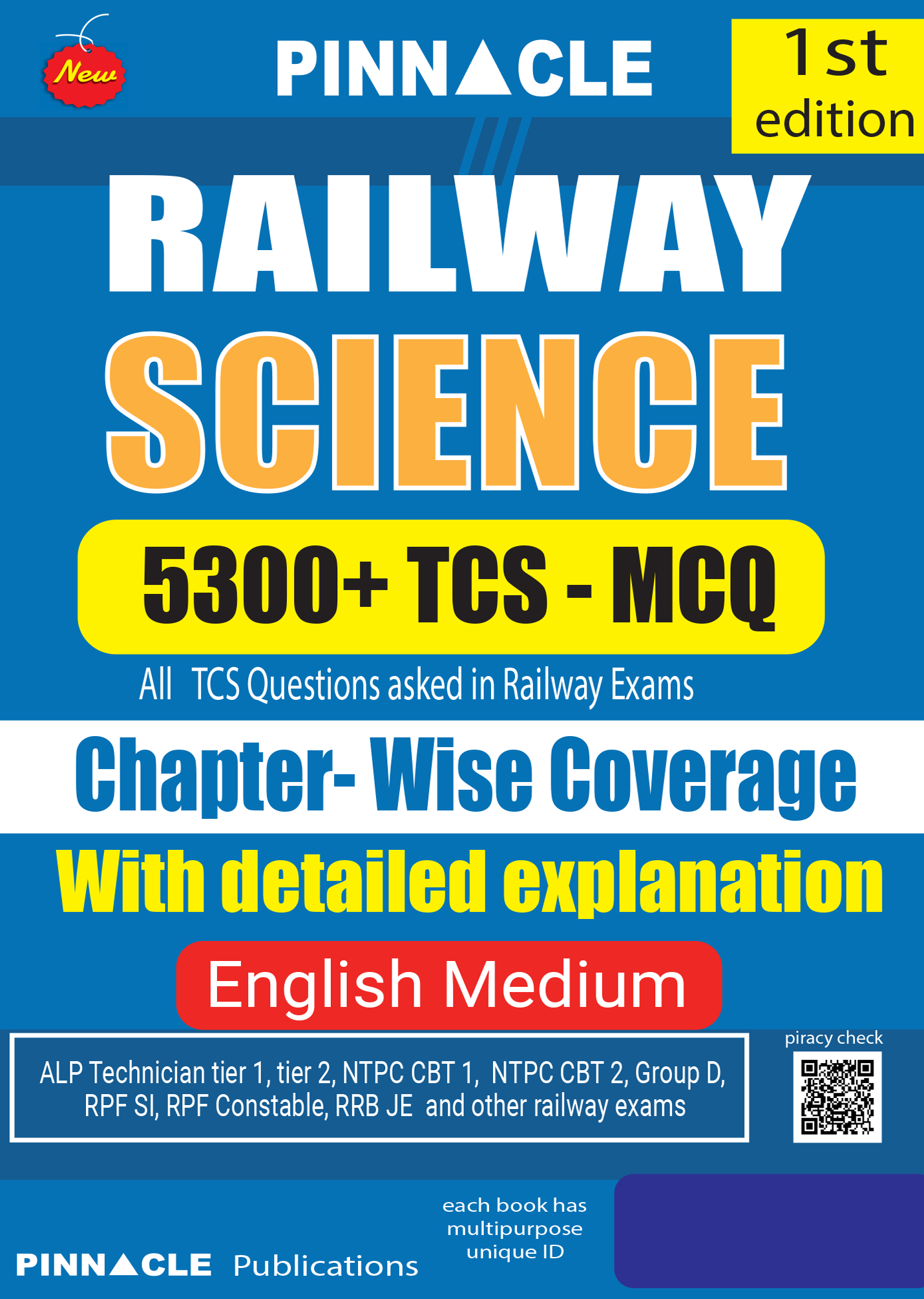 Pinnacle Railway Science English book